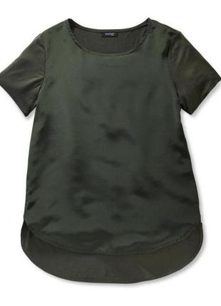 Модная оливковая блузка от тсм tchibo размер евро 36-384 фото