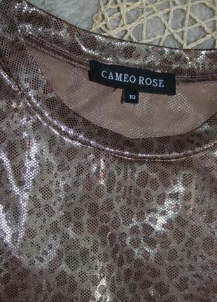 Укороченная стильная футболка в леопардовый принт cameo rose4 фото