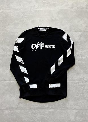 Off white свитшот s черный кофта seeing things толстовка офф вайт