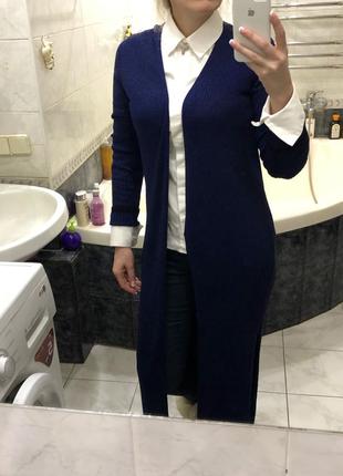 Довгий Кардиган з люрексом , zara