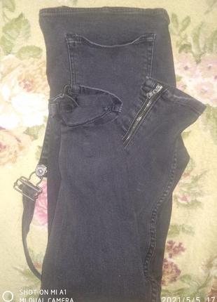Джинсовый комбинезон 134 -140 рост