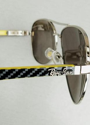 Ray ban ferrari очки капли мужские солнцезащитные голубые зеркальные7 фото