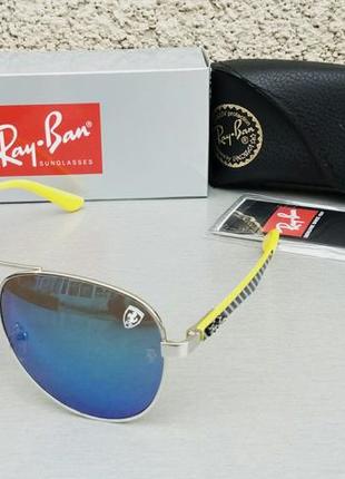 Ray ban ferrari окуляри краплі чоловічі сонцезахисні блакитні дзеркальні