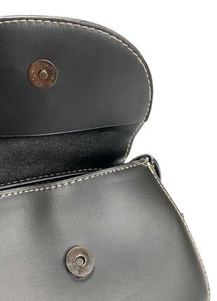 Сумочка-клатч світло-сіра6 фото