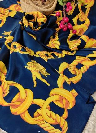 100% шелковый платок gianni versace