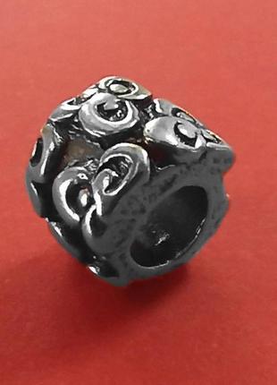 Подвеска-шарм из серебра "водоворот" - арт: 970171249