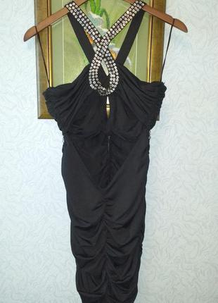 Сукня коктейльне з драпіруванням2 фото