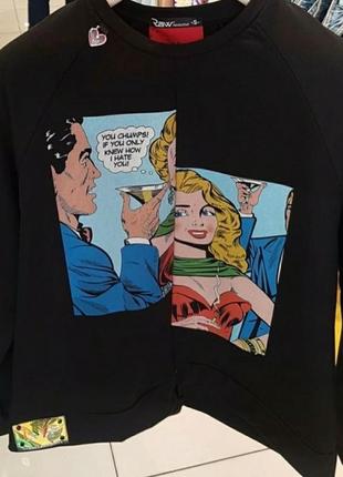 Стильная тостовка, худи, принт бомба 2020, размер м/л.