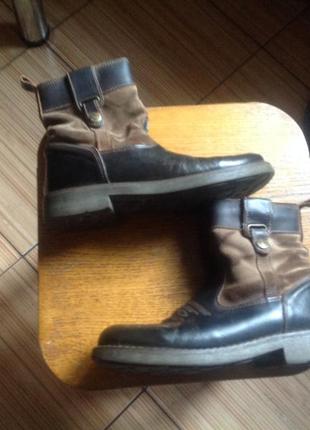Ботинки кожаные