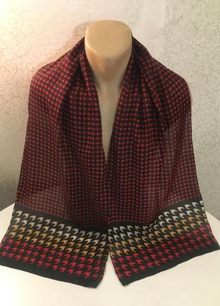 160*33 новый немецкий шёлковый шарф