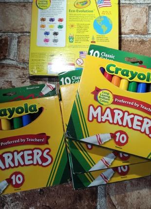 Фломастери crayola великі, класичні3 фото