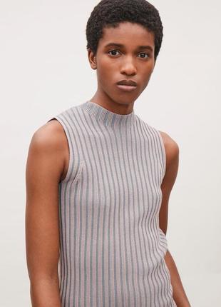 Модный элегантный топ футболка cos