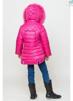 Куртка зимняя на девочку, размер 1342 фото