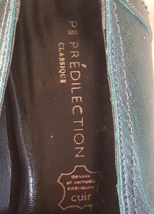 Супер стильные туфли лоферы из натуральной кожи" pe predilection" 39 разм3 фото