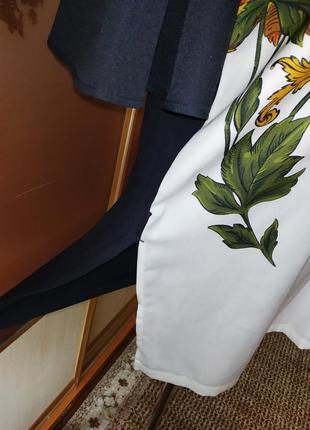Шикарная блуза-туника с акцентными рукавами и вышивкой бисером5 фото
