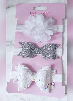 Красивый набор повязок связок🤍 повязочки для девочки. повязки 🤍