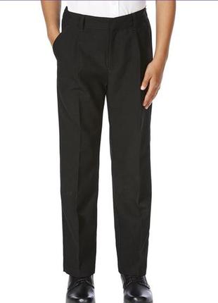Брюки чорні шкільні штани на хлопчика чорні брюки в школу f&f - 9,10 років