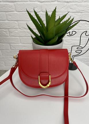 Красная сумка с длинным ремешком, сумка на плечо2 фото