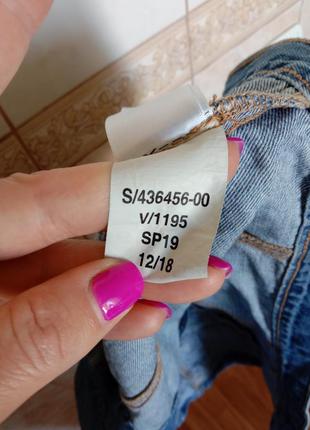 Стильная джинсовая жилетка(безрукавка)для девочки gap denim7 фото