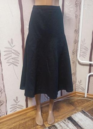 Раскошная льняная юбка phase eight 38 размер1 фото