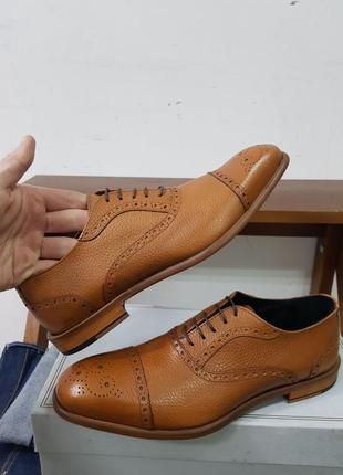 Мужские кожаные туфли ручной работы bruno magli 42 a.testoni bally2 фото