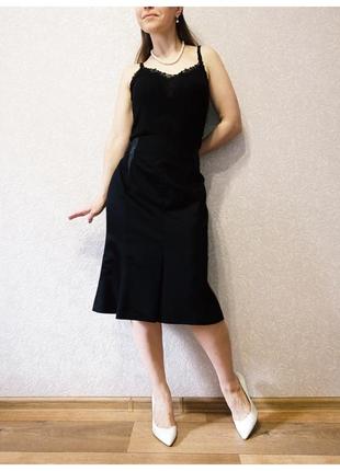 Quin & donnelly италия юбка аля годе рыбка тюльпан полушерсть