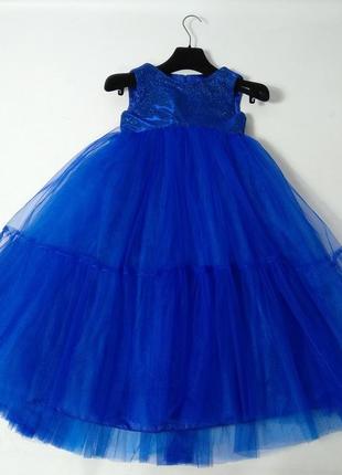 Нарядное праздничное пышное платье для девочки 8-9 лет2 фото