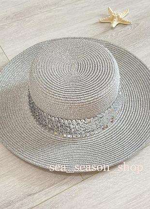 Жіноча пляжна капелюх, капелюх від сонця. жіночий пляжний капелюх