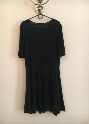 Батал большой размер новое чёрное платье платьице плаття сукня7 фото