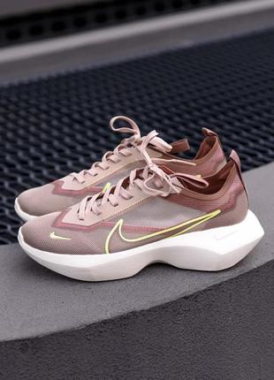 Nike vista lite brown 🍏 стильні жіночі кросівки найк віста лайт