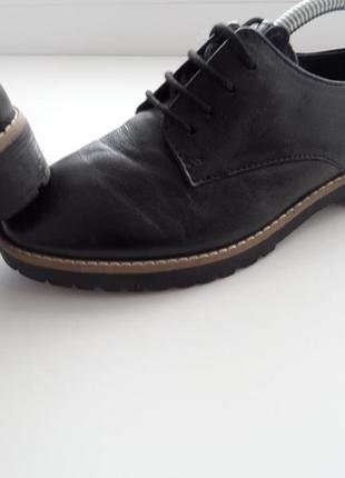Туфли кожаные 5-th avenue германия размер 38-стелька-24,5 см7 фото