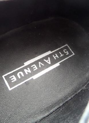 Туфли кожаные 5-th avenue германия размер 38-стелька-24,5 см8 фото
