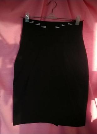 Юбка с высокой талией