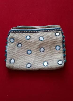 Нова косметичка сумочка клатч з соломки в африканському стилі етно2 фото