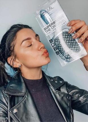 Расческа серебро люкс janeke superbrush оригинал