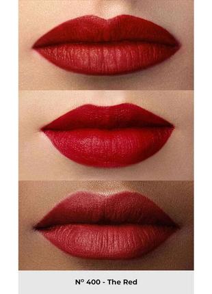 Жидкая матовая помада для губ giorgio armani lip maestro 400 the red intense velvet color 1.5 мл3 фото