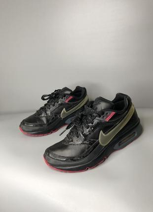 Кроссовки женские nike air max 309341 кожаные текстильные чёрные оригинал2 фото