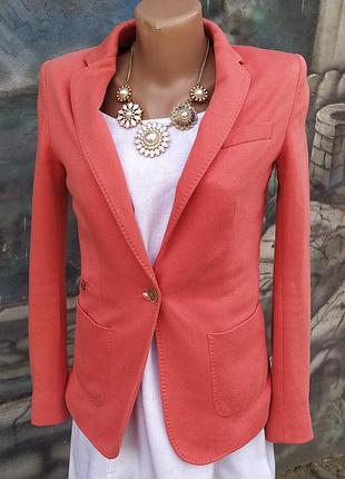 Морквяний піджак преміум бренду 100%коттон