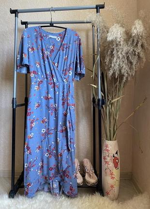 Цветочное красивое миди 8р