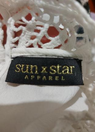 Красивенная блуза с кружевом от бренда "sun&star"9 фото