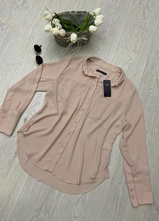 Базовая нюдовая блуза m&s