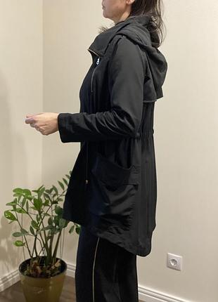 Плащ чёрный 6