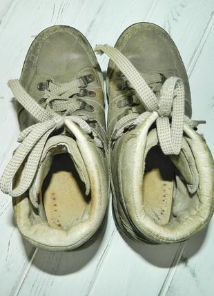 Похідні черевики ботинки для профі турпоходу шкіра вінтаж lowa lady sport туризм оригінал чоботи ботинки6 фото