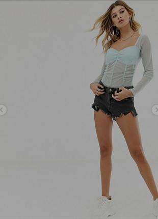 Мятный боди missguided