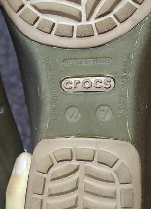 Балетки crocs w7 оригінал8 фото