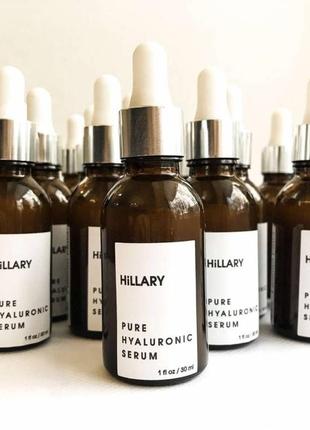 Гиалуроновая увлажняющая сыворотка hillary pure hyaluronic, 30 мл