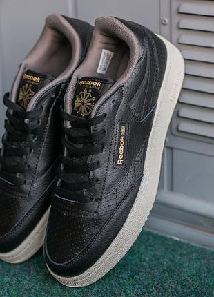 Reebok classic, мужские кроссовки рибок чёрные
