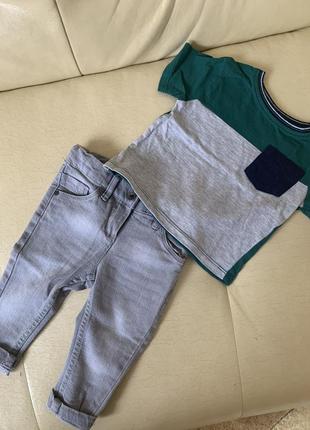Набор, джинсы, футболка