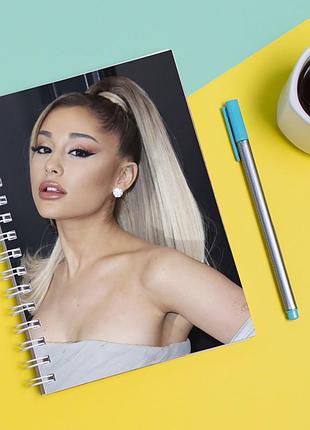 Скетчбук (sketchbook) для рисования с принтом "ariana grande-ариана гранде"