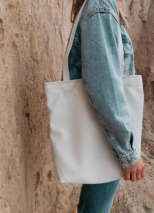 Шоппер из эко-кожи